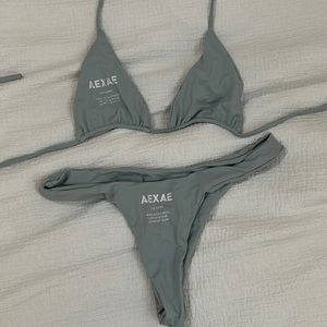 Aexae Slate Blue Bikini Size L
